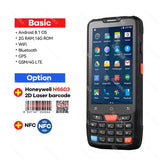 Handheld PDA 1D 2D Honeywell Barcode Scanner QR Code Reader Data Collector Terminal for Inventory Warehouse 4G GPS Android 8.1