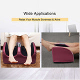 Electric Shiatsu Massager with Heating Therapy - Foot Massage Roller for Relief of Leg Fatigue. Elderly Gift.