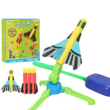 New Foot-stepping Small Outdoor Luminous Ejection Flying Flash Launch Rocket Children's Interactive Toys