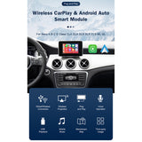 Wired to Wireless Carplay Upgrade Module Compatible for Mercedes-Benz Ntg 4.5 System with Harman Becker Navi-Dock Year 2011-2015