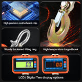 Heavy Duty Electronic Lage Digital LED/LCD Scales High Accurate Weighing Tool Hook Hung Waterproof Crane Scale