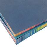 Colorful Rainbow Side A5 Leather Cover Notebook