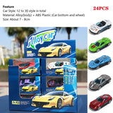 2024 New 60 PCS Alloy Diecast Toy Model Sport Racing Collection For Boys Gift Match Box Hot Wheels Car