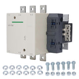 Motor AC Contactor 265A Silver Contact Large Load Capacity Strong Electrical Conductivity Industrial Contactor Switch 220V