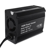 150W Modified Sine Wave DC 12V to AC 110/220V Portable Car Power Inverter Charger Converter Adapter with EU/US Plug