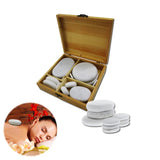 Natural Jade Stone Set Handmade Marble Body Arm Back Foot Promotes Blood Circulation Relieves Pain Massage Tools