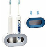 Double Electric Toothbrush Holder, Set Of 2, Drainable Wall Mounted Electric Toothbrush Holder, Electric Toothbrush Storage, Wall Mounted Electric Too