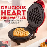 1pc Mini Waffle Maker Machine, Nonstick Waffle Iron For Kids Pancakes, Waffles, Paninis, Breakfast, Lunch, Snack, Household Cooking Machine