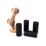 2-Layer Solid Wood Stand Bracelet Watch Organizer Storage Rack Jewelry Packing Display Props Bracket, 2