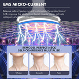 EMS Facial Lifting Massager Ice Hot Compress Neck Double Chin Remover Skin Lift Firming Beauty Massage Device