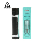 CRUSHER 3 in1 Plastic Herb Grass Grinder Store Horn Tube Tobacco Box Roll Paper Filg hine Grinders for Smoking Accessories