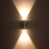 Warm Cold White LED Waterproof Wall Lamp Indoor & Outdoor Aluminum Up And Down Lighting Porch Garden Bedroom Bathroom