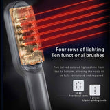 Scratcher Electric Head Scalp Massager Growth Oil Serum Comb Regrowth Hair Treatment with Red Light Therapy Massage