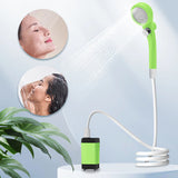 Portable Digital Display Electric Shower Pump with 6000mAh Rechargeable Battery for Hiking Travel Beach Pet Watering