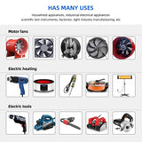 1500W Fan Speed Controller 120V 15A  Speed Regulator 3-Speed Transmission Speed Controller Switch with 3-Pole Plug