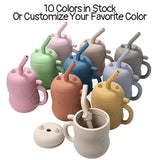 150ML 1PC Silicone Baby Feeding Straw Cup Kid Learning Feeding Bottle Anti-Hot Leakproof Tableware Toddler Drinkware Water Bottl