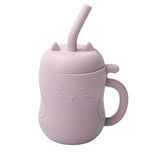 150ML 1PC Silicone Baby Feeding Straw Cup Kid Learning Feeding Bottle Anti-Hot Leakproof Tableware Toddler Drinkware Water Bottl
