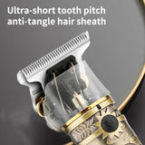 2024 New RESUXI 963 Professional Electric Clipper Set Foil Shaver Ear Nose Hair Trimmer Grooming Kit for Men Oil Head Cut