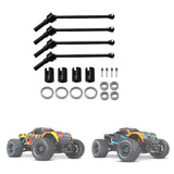 4Pcs Steel Front And Rear Extended Drive CVD With Shaft Cup For 1/10 Traxxas MAXX Widemaxx RC Car Upgrades Parts