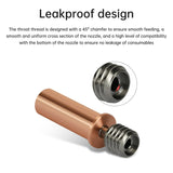 2PCS 3D Printer Extruder Copper Titanium Alloy Throat Tube for Kobra 2/Kobra Neo/Kobra Pro/Kobra Plus/Kobra 2 Max