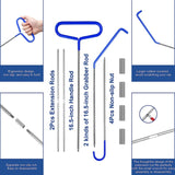 Top-Car Emergency Kit With Car Window Wedge, Air Wedge Bag Pump, Long Reach Grabber, Auto Trimming Removal Tool