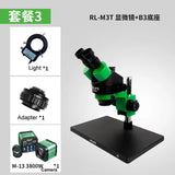HD Binocular Trinocular Microscope 7-45X Continuous Zoom HDMI External Monitor Interface RL-M3T Mobile Phone Chips Repair Tools
