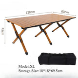 Portable Table, with Its Small Lightweight Body, Allows You To Enjoy The Fun of Camping Anytime and Anywhere