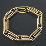Men's Clip Button 10mm Hip Hop Bracelet