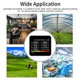 9 in 1 Air Quality Monitor Meter Carbon Dioxide Detector CO2 CO TVOC HCHO PM2.5 PM1.0 PM10 Temperature Humidity Detection