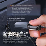 3.5mm Jack AUX Bluetooth 5.0 Receiver Wireless Audio Adapter Mini USB Dongle Stereo Handsfree Car Kit with Mic Music Transmitter