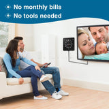 High Definition European And American HDTV Cable, Clock, High-Definition Digital TV Antenna