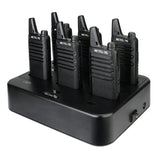 RT22 walkie talkie set of six+RTC22 six way charger