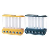 1Pcs Transparent Cereal Dispenser Household Rice Bucket Containers Food Storage Tank Kitchen Cans Dry Cereals Box