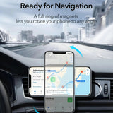15W High-power Suitable For Apple QC3.0 Fst Charging Mobile Phone Holder Magnetic Suction Car Wireless Charger