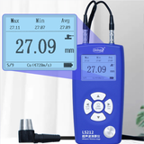 Linshang LS212 Ultrasonic Thickness Gauge Measuring Range 0.8-350mm Non-destructive for Metal Glass Ceramics and Plastics