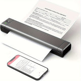 Portable wireless thermal Bluetooth mobile printer, inkless compact design