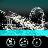 Fall Warning Signal Brake Strip Sequential Turn Signals Under Tailgate LED Light Bar For