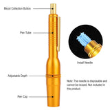 Household Medical Three-needle Lancing Pen Cupping Acupuncture Massage Test Blood Collection Device Sterile
