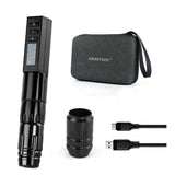 2022 New Ambition hunter wireless Tattoo pen machine 1650mAh Lithium Battery Power Supply LED Digital for body art