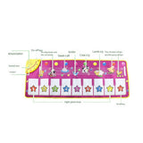 Piano Mat Electronic Music Animal Touch Play Blanket Funny Xmas Gift Toy For 1-3 Year Old