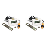 2X 0-99999 LCD Digital Display Electronic Punch Magnetic Induction Proximity Switch Reciprocating Rotary Counter