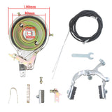 Bike drum 80/90 holding shaft brakes pad for bicycle brake fittings bike replacement parts