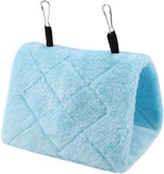 Cage Nest, Winter Warm Hamster Nest Filled With Budgerigar Budgerigar Nest (light Blue, Size S)