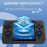 Rgb30 Retro Game Console 16G+64G 4.0 Inch 720X720 -Core Cpu 5Ghz Wifi+Bluetooth 4100Mah Handheld Gam