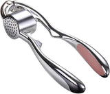 Garlic Crusher Crusher Garlic Ginger Zinc Alloy Kitchen Utensils And Small Tools (17cm, 4.5cm, Pink)