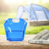 Foldable car carrier container water jug for driving