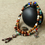 Tibetan Multi Treasure Star And Moon Bodhi Prayer Beads Consecrated Rosary Bracelet