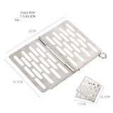 Outdoor Picnic Simple Portable Mini Barbecue Grill Grill Plate Stainless Steel Folding Grill Grill Grill
