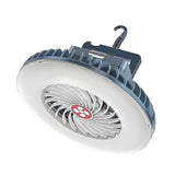 Portable Camping Fan With Led Lantern Rechargeable Battery Operated Camping Fan With Hanging Hook For Tent Car Emergency