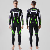 Men's Cycling Jersey Set With Long Sleeves Quick-Dry Road Bike Motorcycle Clothing Set Breathable Cycling Jersey Suit